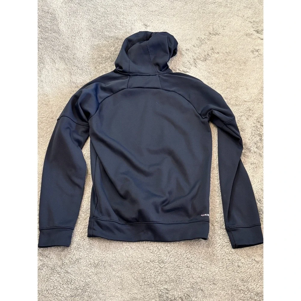 Adidas Mens S Bos Grid Team Issue Pullover Hoodie Navy Climawarm FR8275